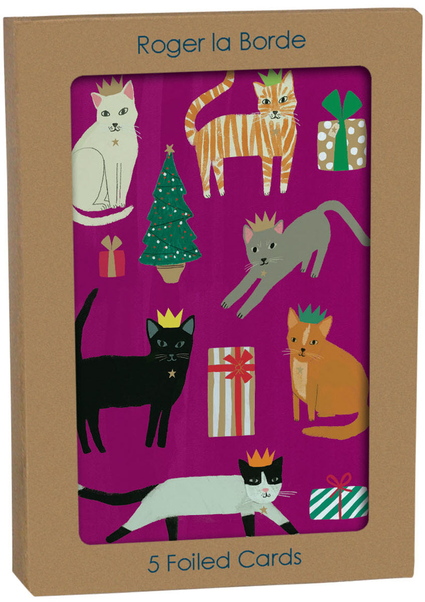 Roger la Borde Chouchou Chat Standard Card featuring artwork by Anne Bentley