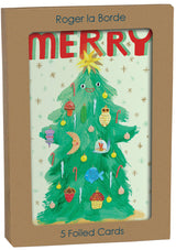 Roger la Borde Wild Winter Forest Standard Card featuring artwork by Katie Vernon