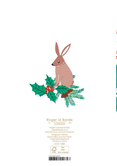 Roger la Borde Snowy Sanctuary Standard Card featuring artwork by Antoana Oreski