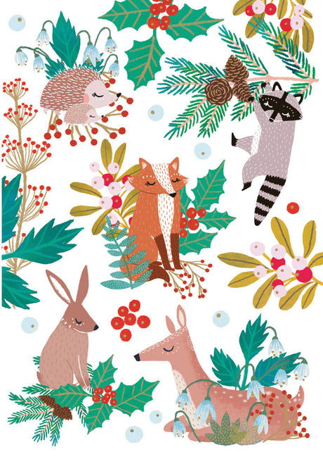 Roger la Borde Snowy Sanctuary Standard Card featuring artwork by Antoana Oreski