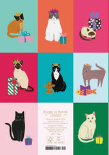 Roger la Borde Cat Checkerboard Standard Card featuring artwork by Anne Bentley
