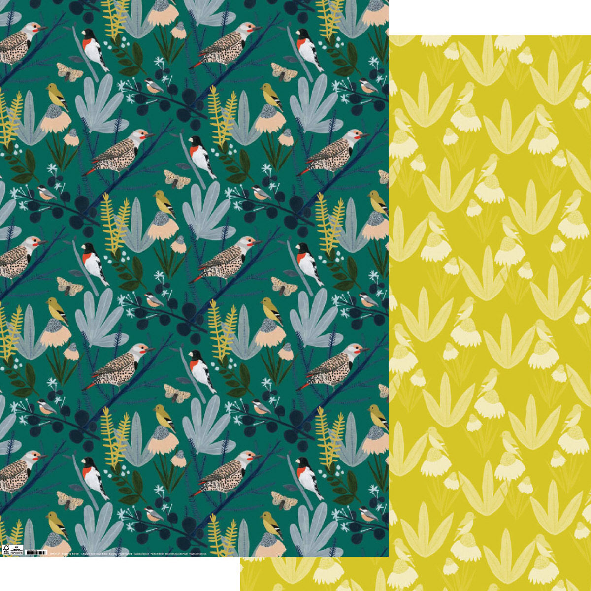 Roger la Borde Chicago School Reversible Wrap featuring artwork by Kate Pugsley