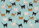 Roger la Borde Cinnamon and Ginger Reversible wrap featuring artwork by Holly Jolley