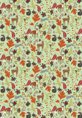 Roger la Borde Golden Bough Reversible Wrap featuring artwork by Rebecca Rebouche