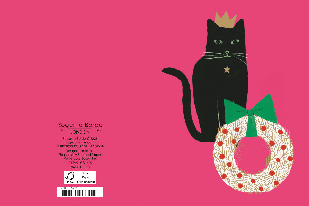 Roger la Borde Cozy Cats Petite Card Pack featuring artwork by Anne Bentley