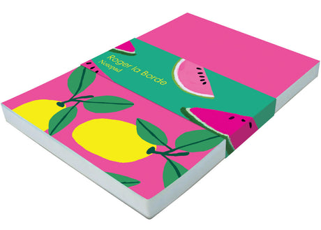 Roger la Borde Cute Fruit Notepad featuring artwork by Anne Bentley