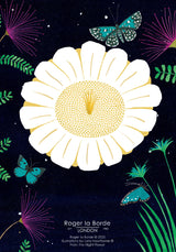 Roger la Borde Night Flower Notepad featuring artwork by Lara Hawthorne