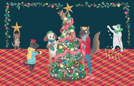 Roger la Borde Animal Crackers Gold Foil Card Pack featuring artwork by Jennifer M Potter