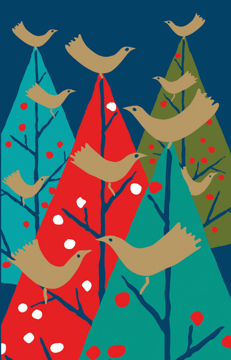 Roger la Borde Christmas Gold Foil Card Pack featuring artwork by Roger la Borde