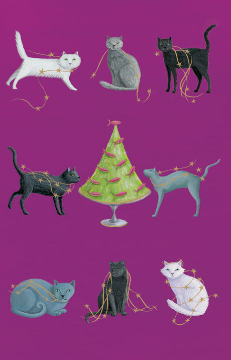 Roger la Borde Christmas Gold Foil Card Pack featuring artwork by Roger la Borde