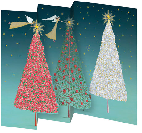 Roger la Borde Angelic Antics Tri-fold Card featuring artwork by Roger la Borde