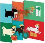 Roger la Borde Dog Checkerboard Tri-fold Card Pack featuring artwork by Anne Bentley