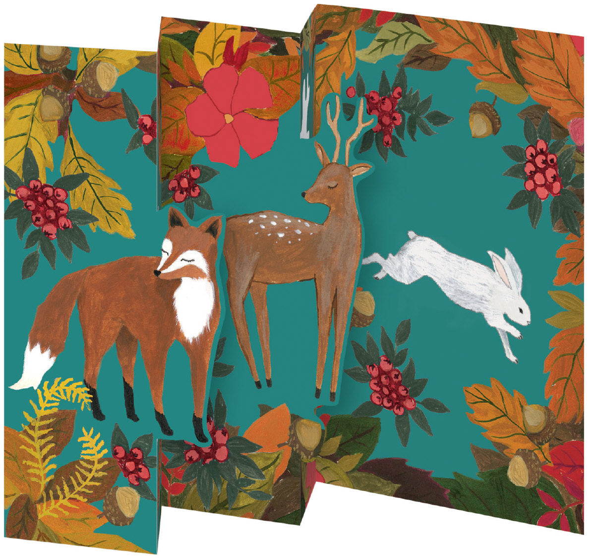 Roger la Borde Golden Bough Tri-fold Card featuring artwork by Rebecca Rebouche