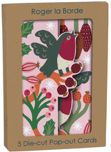 Roger la Borde Christmas Chorus Tri-fold Card Pack featuring artwork by Monika Forsberg