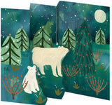 Roger la Borde Northern Lights Tri-fold Card Pack featuring artwork by Katie Vernon