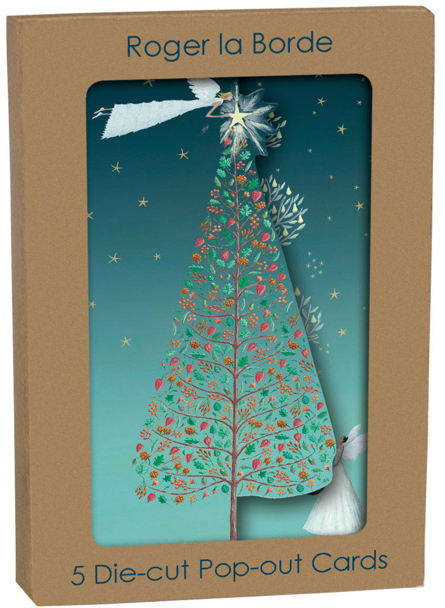 Roger la Borde Angelic Antics Tri-fold Card Pack featuring artwork by Roger la Borde
