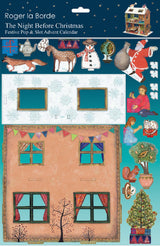 Roger la Borde Christmas Large Pop & Slot Advent Calendar featuring artwork by Jane Ray