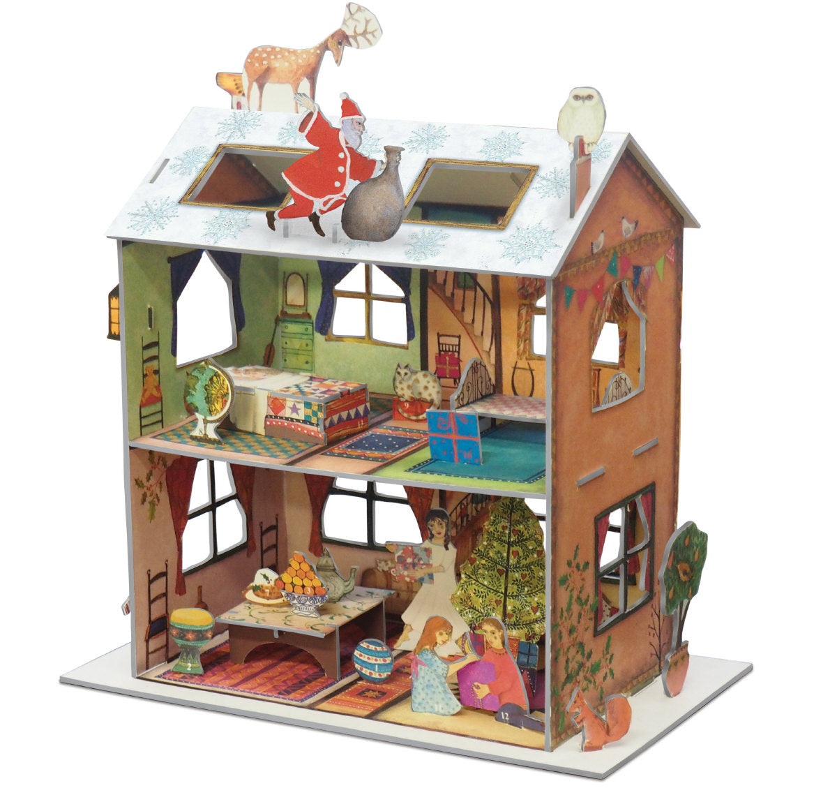 Roger la Borde Christmas Large Pop & Slot Advent Calendar featuring artwork by Jane Ray