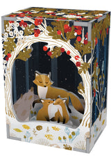 Roger la Borde Wild Wood Hideaway Pop & Slot Diorama featuring artwork by Antoana Oreski