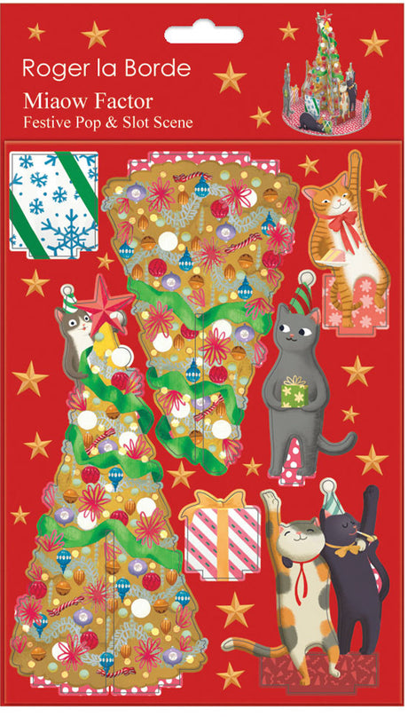 Roger la Borde Miaow Factor Pop & Slot 3D Scene featuring artwork by Jennifer M Potter