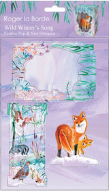 Roger la Borde Wild Winters Song Pop & Slot Diorama featuring artwork by Fay Ford
