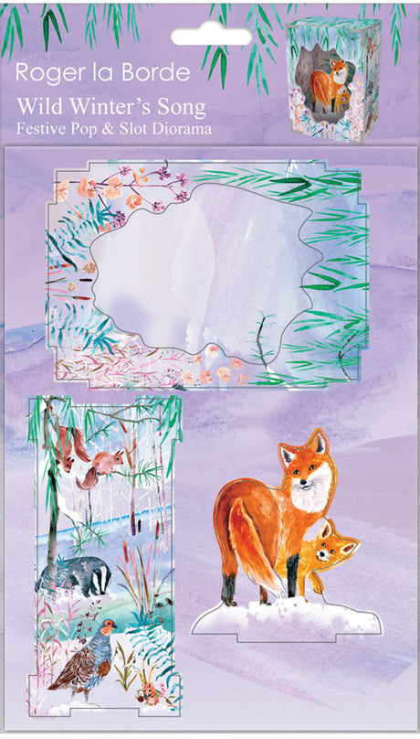 Roger la Borde Wild Winters Song Pop & Slot Diorama featuring artwork by Fay Ford