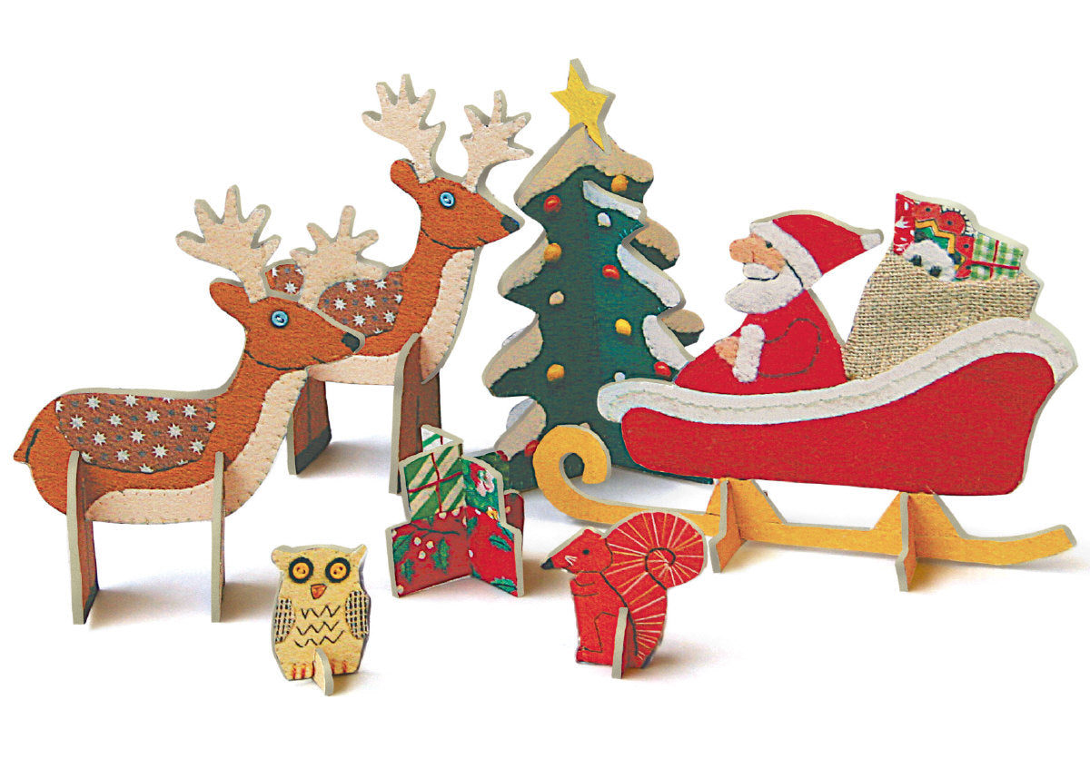 Roger la Borde Fuzzy Friends Pop & Slot 3D Scene featuring artwork by Clare Beaton