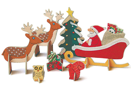 Roger la Borde Fuzzy Friends Pop & Slot 3D Scene featuring artwork by Clare Beaton