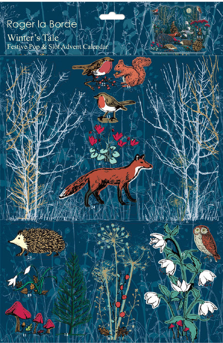 Roger la Borde Winters Tale Large Pop & Slot Advent featuring artwork by Roger la Borde