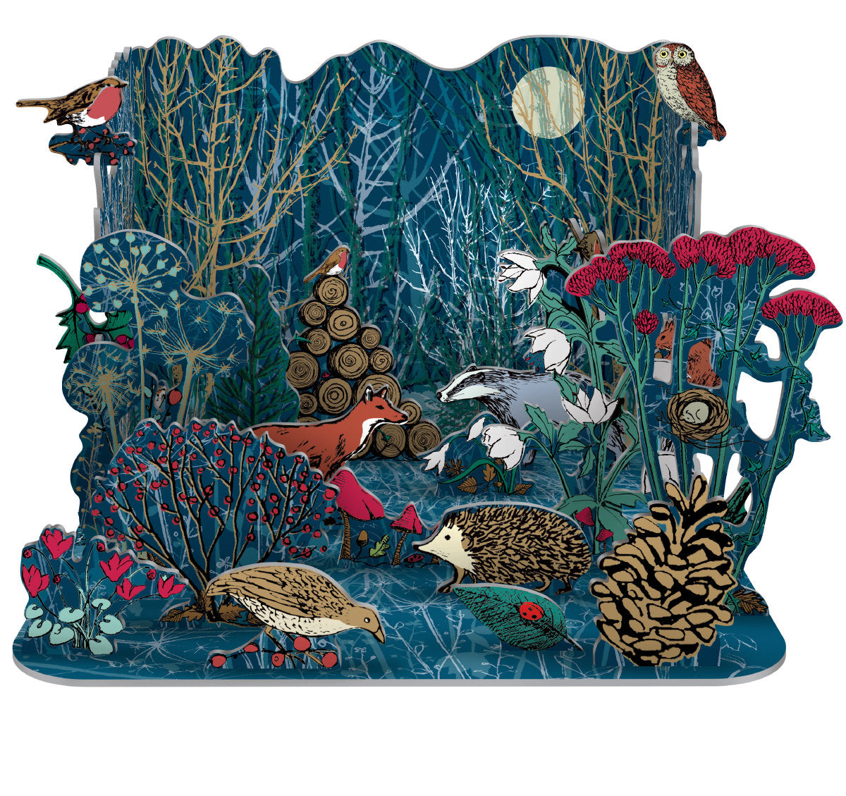 Roger la Borde Winters Tale Large Pop & Slot Advent featuring artwork by Roger la Borde