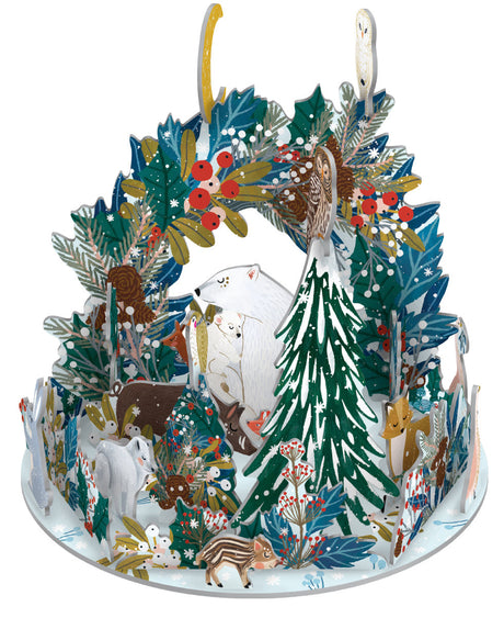 Roger la Borde Polar Bear Bower Large Pop & Slot Advent featuring artwork by Antoana Oreski