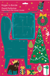 Roger la Borde Chouchou Chien Large Pop & Slot Advent featuring artwork by Anne Bentley