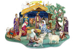 Roger la Borde The Christmas Story Large Pop & Slot Advent featuring artwork by Fay Ford