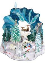 Roger la Borde Aurora Bears Large Pop & Slot Advent featuring artwork by Fay Ford