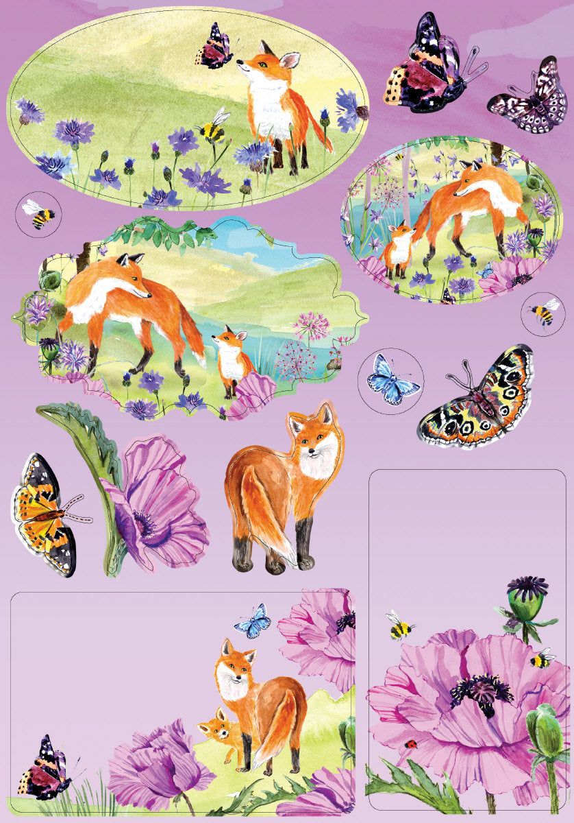 Roger la Borde Sunny and Wild Writing Paper Set featuring artwork by Fay Ford
