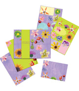 Roger la Borde Floral Supernova Writing Paper Set featuring artwork by Katie Vernon