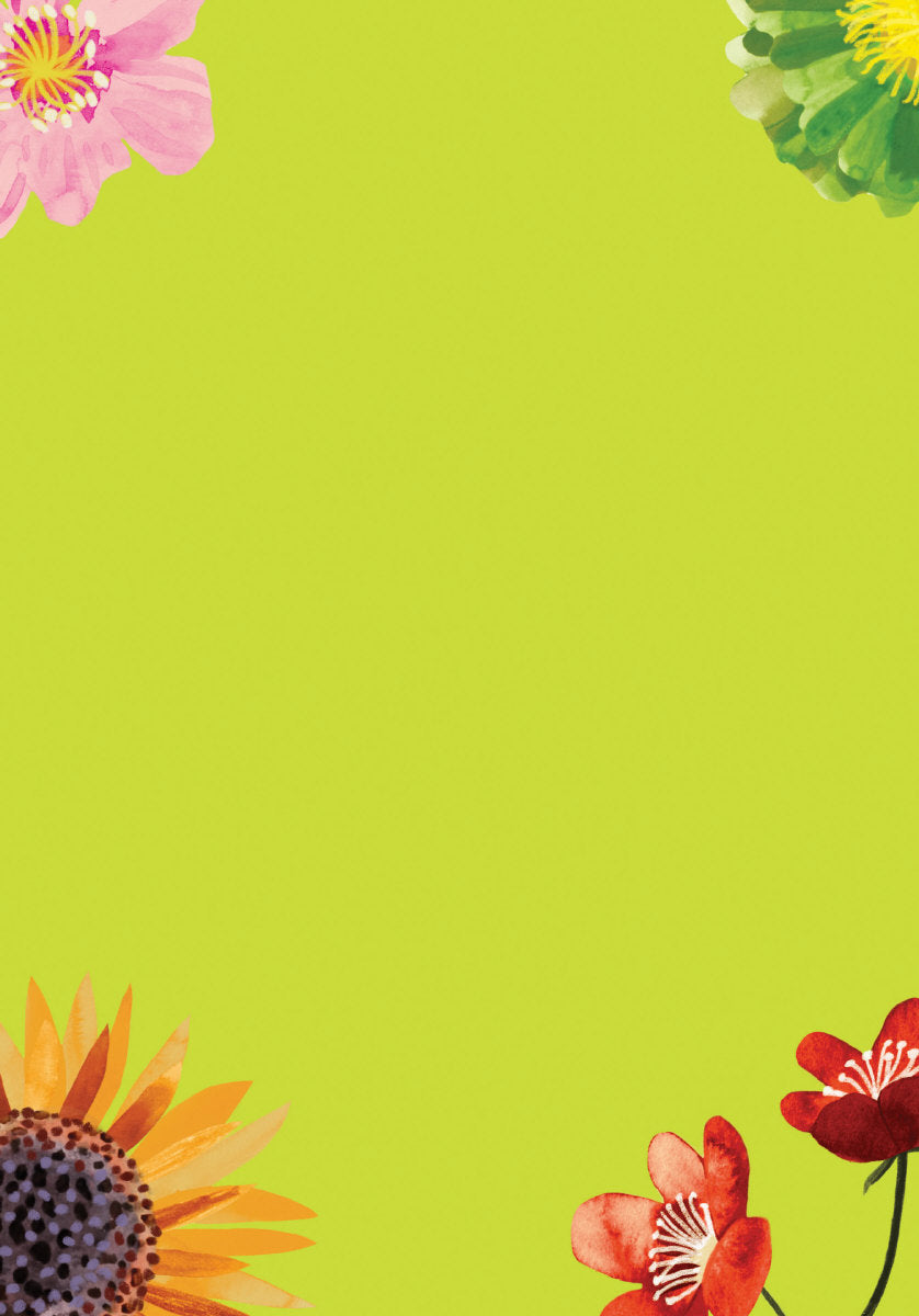 Roger la Borde Floral Supernova Writing Paper Set featuring artwork by Katie Vernon