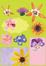 Roger la Borde Floral Supernova Writing Paper Set featuring artwork by Katie Vernon