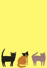 Roger la Borde Cat Etiquette Writing Paper Set featuring artwork by Anne Bentley