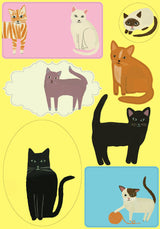 Roger la Borde Cat Etiquette Writing Paper Set featuring artwork by Anne Bentley