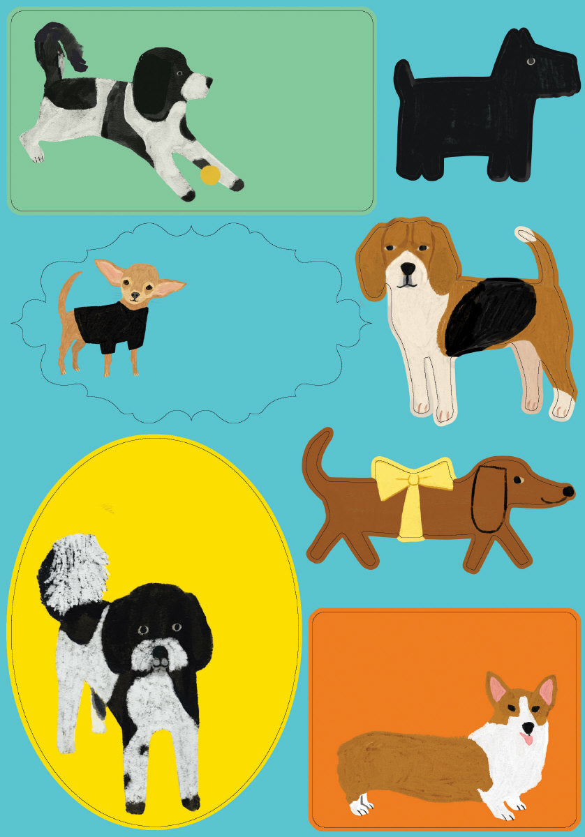 Roger la Borde Prize Pooches Writing Paper Set featuring artwork by Anne Bentley