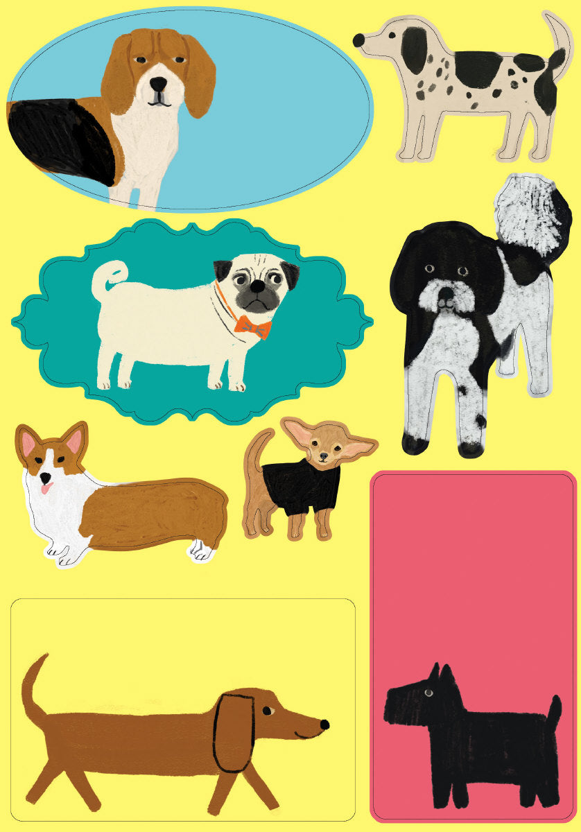Roger la Borde Prize Pooches Writing Paper Set featuring artwork by Anne Bentley
