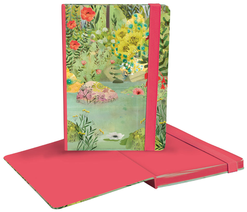 Roger la Borde Dreamland A5 Journal with elastic binder featuring artwork by Kendra Binney