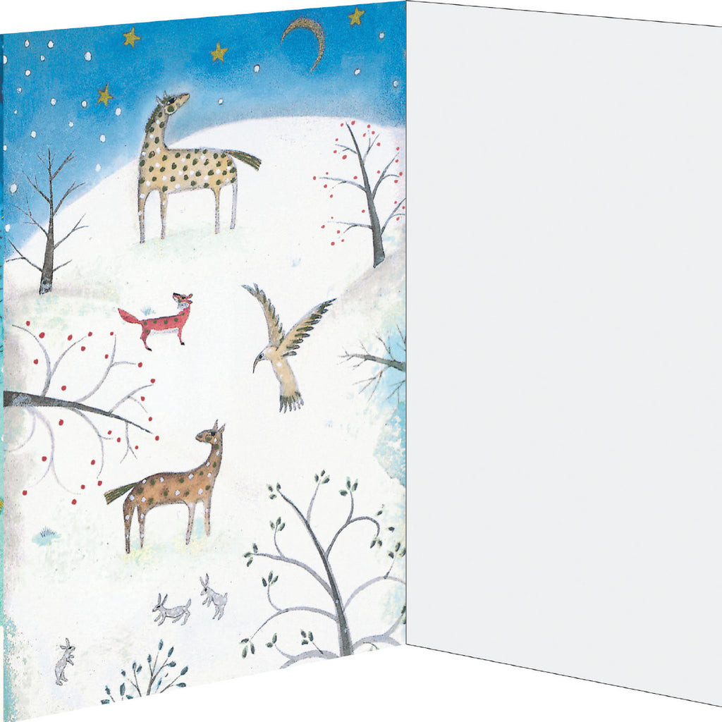 Roger la Borde Christmas Tree Advent Calendar Greeting Card featuring artwork by Jane Ray