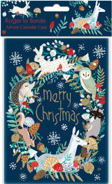 Roger la Borde Wild Wood Hideaway Advent Calendar Greeting Card featuring artwork by Antoana Oreski