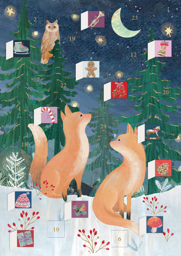 Roger la Borde Daydreamers Advent Calendar Greeting Card featuring artwork by Kendra Binney