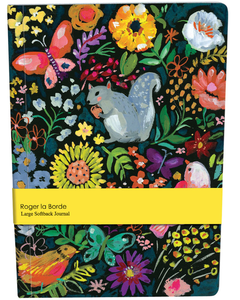 Roger la Borde Wild Batik Large Softback Journal featuring artwork by Jennifer Orkin Lewis