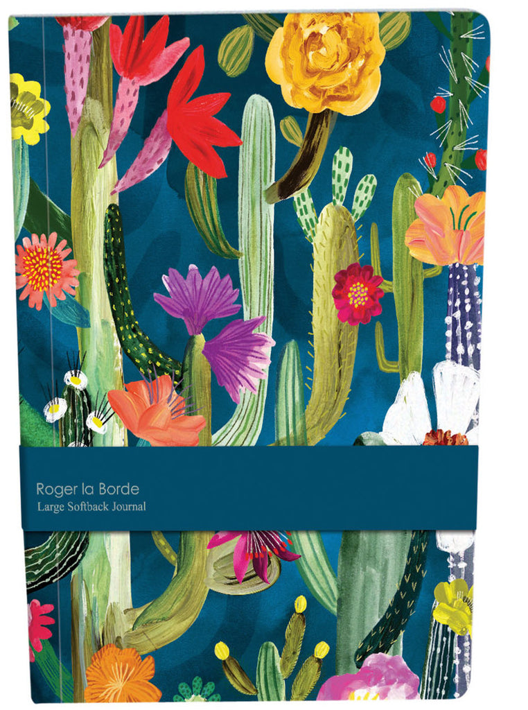 Roger la Borde Cactusland Large Softback Journal featuring artwork by Katie Vernon