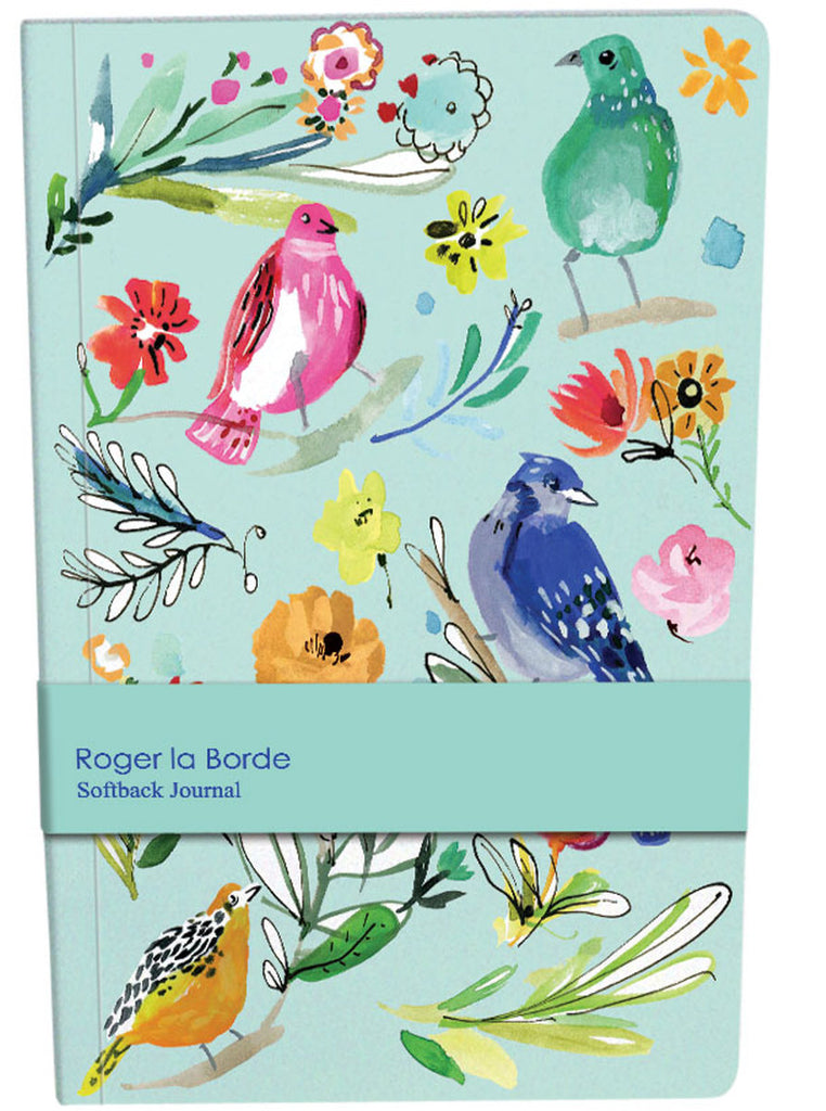 Roger la Borde Wild Batik A5 Softback Journal featuring artwork by Jennifer Orkin Lewis