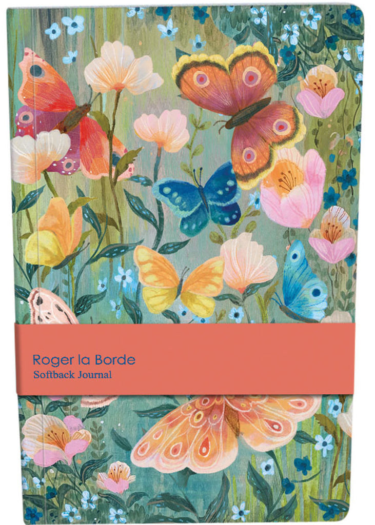 Roger la Borde Butterfly Ball A5 Softback Journal featuring artwork by Kendra Binney